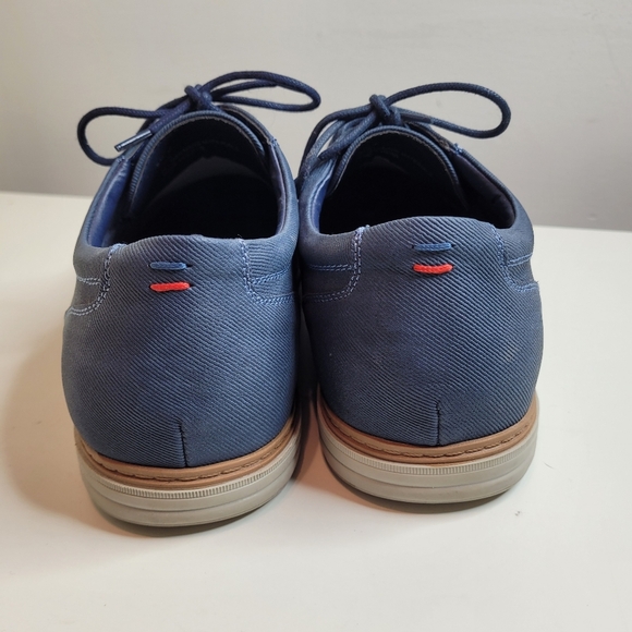 Saddlebred Jack Oxfords Navy Blue Dress Shoes Size Men's 9.5 - Picture 6 of 12